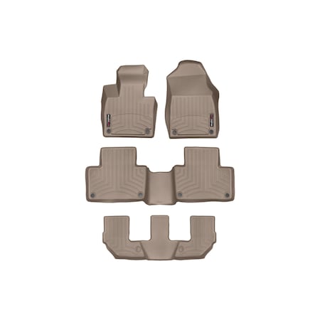 Front, Rear, And Rear Floorliners,45828-1-2-3
